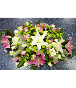Flower arrangement in caspo