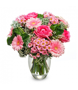 Bouquet pink shades