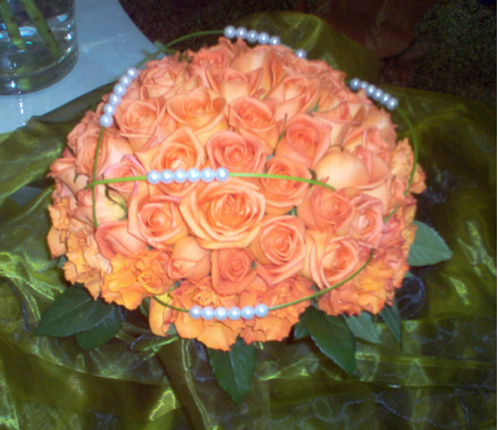Μπουκέτο Λουλούδια με στύλ Νυφικό