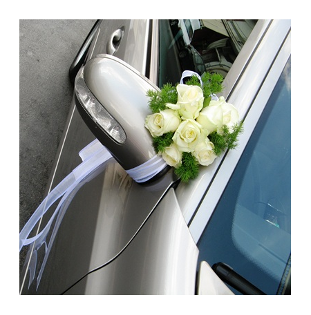 Στολισμός Καθρεπτών Αυτοκινήτου Γάμου