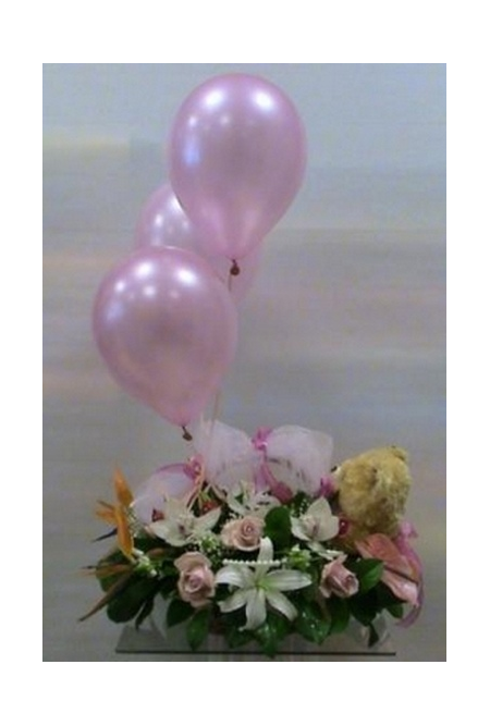 Arrangement - Basket - Flowers for a Birth